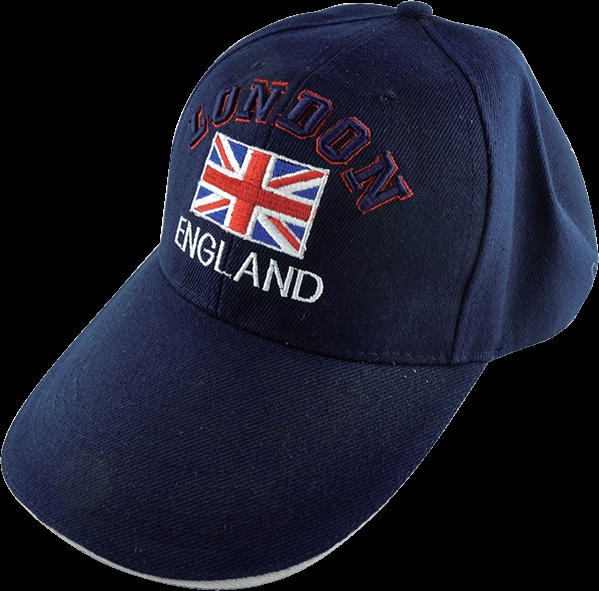 BASEBALL CAP LONDON NAVY The Gift Wholesaler