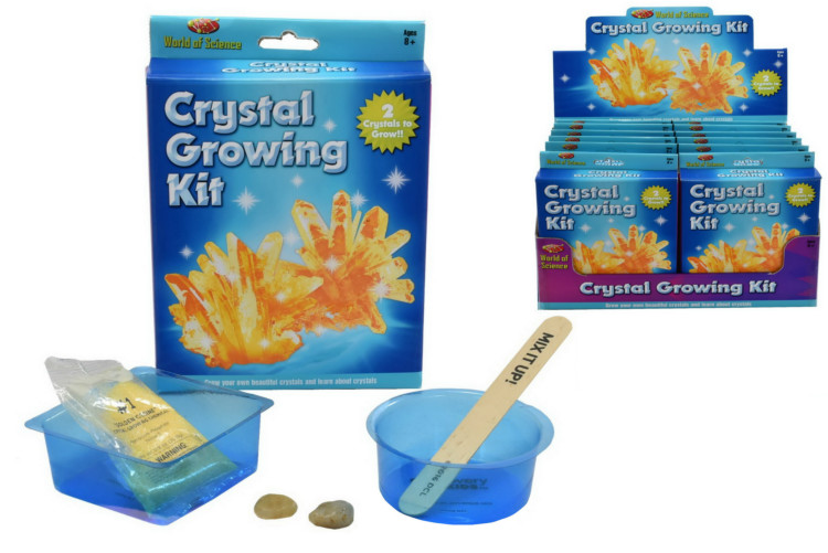 CRYSTAL GROWING KIT IN COLOUR BOX The Gift Wholesaler