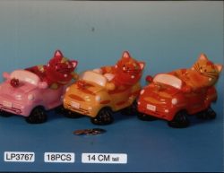 LP3767 CAT MONEY BANKS