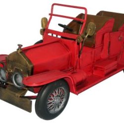 METAL ART VINTAGE CAR RED