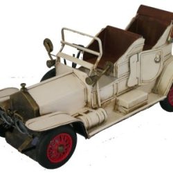 METAL ART VINTAGE CAR WHITE – ROLLS ROYCE