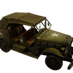 METAL ART USA MILITARY JEEP