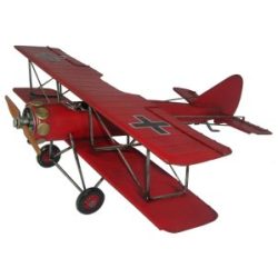 METAL ART RED BARON BI-PLANE