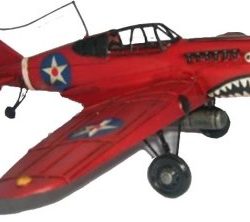 METAL ART RED STUNT PLANE – TEETH