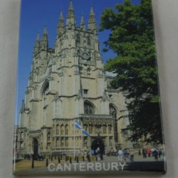 CANTERBURY PICTURE TIN MAGNET