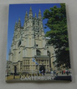 CANTERBURY PICTURE TIN MAGNET