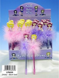 4 ASSORTED GIRL PENS