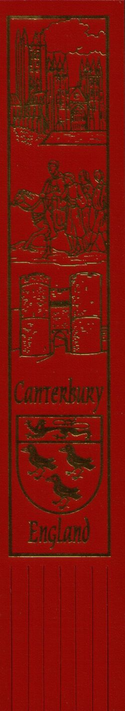 CANTERBURY BOOKMARK