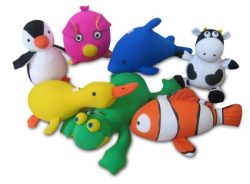 SOFTEEZE MINI ANIMAL Sold in a set of 7