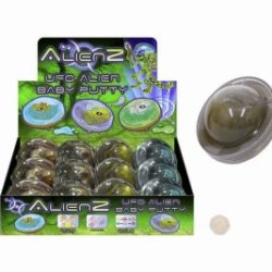 ALIEN BABY UFO PUTTY IN DISPLAY BOX