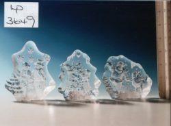 CRYSTAL ART PLAQUE XMAS