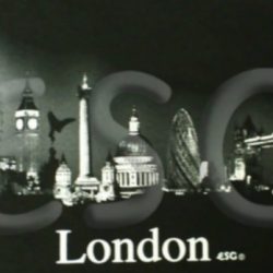 BLACK LONDON SKYLINE T-SHIRT – LARGE