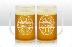 LONDON BEER TANKARD 400ML