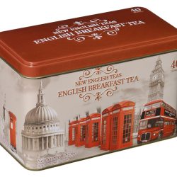 VINTAGE ENGLAND – 40 TEABAG TIN