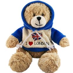 MEDIUM I LOVE LONDON TEDDY 16cm