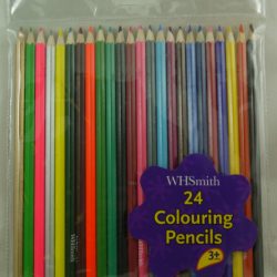 WHS 24 COLOURING PENCILS