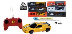 1:24 SCALE R/C SPORTS CARS – 6 ASSTD