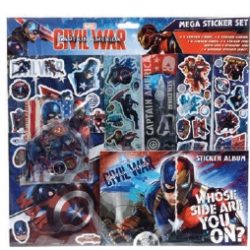 MARVEL CAPTAIN AMERICA STICKER SET