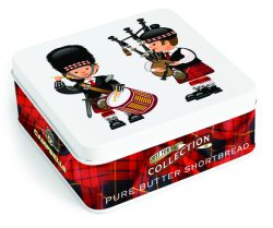 Square Piper & Drummer Tin (shortbread fingers) 90g