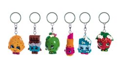 SHOPKINS 3D RESIN KEY RINGS 6 ASSTD