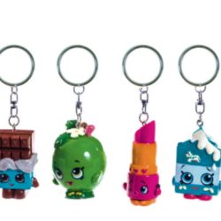 SHOPKINS 3D RESIN KEY RINGS 6 ASSTD