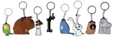 SLOP 2D PVC KEYRING 8 ASSTD