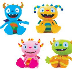 HENRY HUGGLE MONSTERS 4 ASSTD 12″