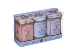 ENGLISH FINE TEA TRIPLE TINS – 70g  LOOSE TEA