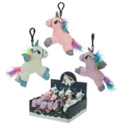 Unicorn Sound Plush Key Chain