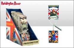 Paddington Bear Movie Union Jack Keyring