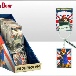 Paddington Bear Movie Union Jack Keyring