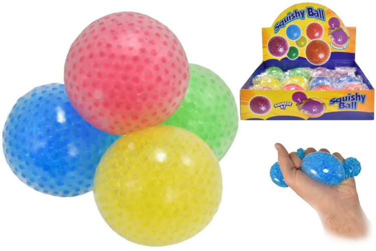 7cm SQUISHY BALL IN DISPLAY BOX The Gift Wholesaler