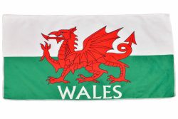 Wales Tea Towel Microfibre 72x40cm Flag