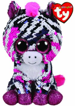 TY FLIPPABLE BEANIE – ZOEY ZEBRA