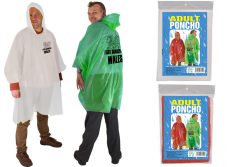 Wales Poncho With Printing – 3 Assorted