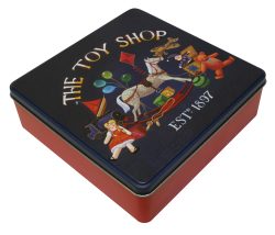 ROCKING HORSE TIN SQUARE 400g SHORTBREAD