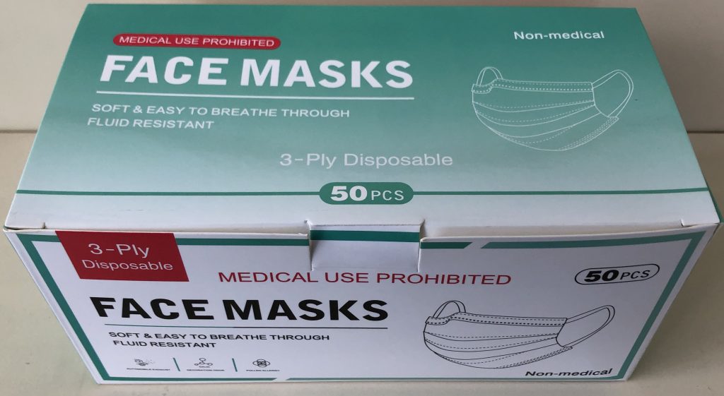 DISPOSABLE FACE MASK The Gift Wholesaler