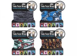 MENS PRINTED TUBE FACE WRAP