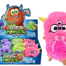 Plush Jelly Squeezers – Monsters (4 Asst) In Display Bx