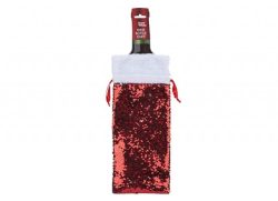 LUXURY SEQUINNED BOTTLE BAG ON HANGING CARD