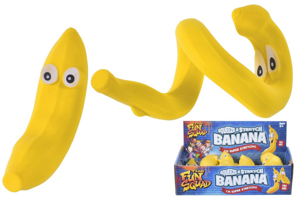 SQUEEZE & STRETCH BANANA The Gift Wholesaler
