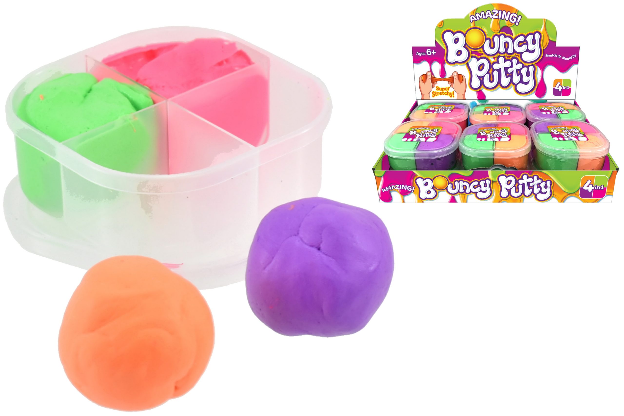 4 IN 1 BOUNCING PUTTY 60g The Gift Wholesaler