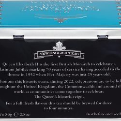 Queen Elizabeth II Jubilee Tin 16 x 40 teabags EB