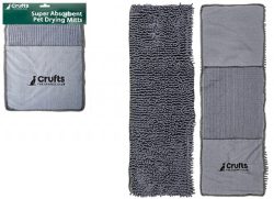 CRUFTS XL SUPER ABSORBENT PET DRYING MITTS WITH HEADER CARD
