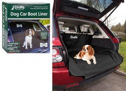 CRUFTS PET CAR BOOT LINER IN COLOUR BOX