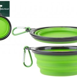 CRUFTS COLLAPSIBLE 350ML PET BOWL W/HOOK W/HANGING CARD
