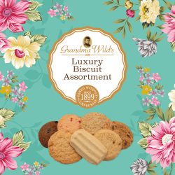 Victorian Floral Luxury Biscuit Selection 12 x 400g