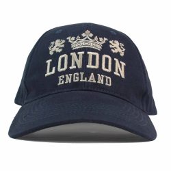 London England Crown Cap, Navy