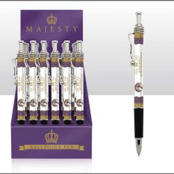 QUEEN ELIZABETH II COMM WAVY CLIP PEN