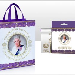 QUEEN ELIZABETH II COMM SHOPPING BAG